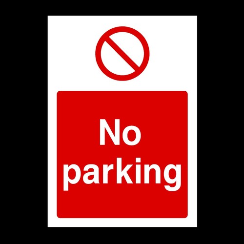 Parking rigid plastic - plastic, sign