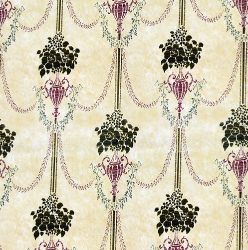 Dolls house wallpaper 12th - dolls, 1/12th