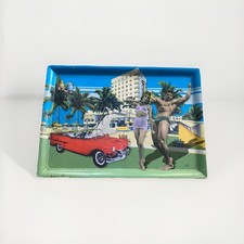 Vintage American 1950s Carhop Drive Thru Tray With Collage Graphic