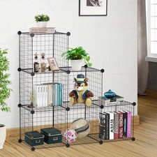 DIY 6 Cube Metal Wire Rack