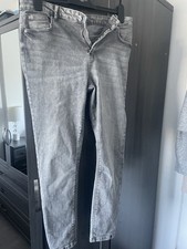 Women's Grey Jeans Size 16