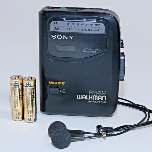 Sony cassette radio walkman - sony,
