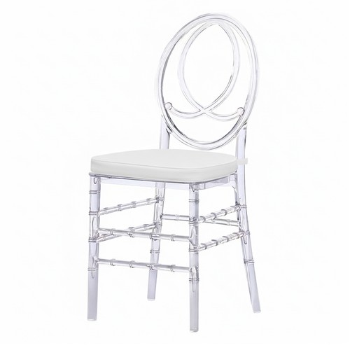 3pack acrylic chiavari chairs - acrylic,