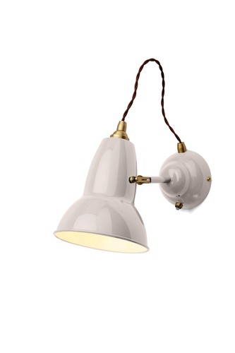 Wall light taupe brass - light,