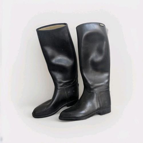 Aigle black riding wellington - aigle,