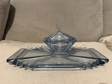 Blue Glass possibly 1930-40s