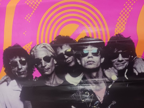 Rolling stones 1989 poster - stones,