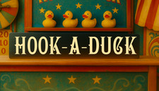 HOOK A DUCK Funfair Sign
