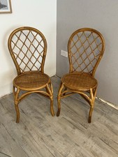 Pair of Vintage Rattan Chairs