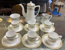 Vintage Noritake Japanese Floral 15 Piece Coffee Set