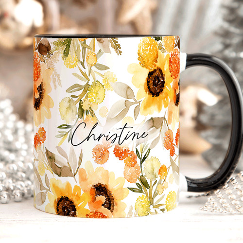 Sunflowers personalised name - sunflowers,