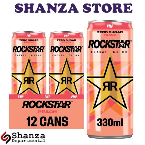 Rockstar peach energy - peach, drink