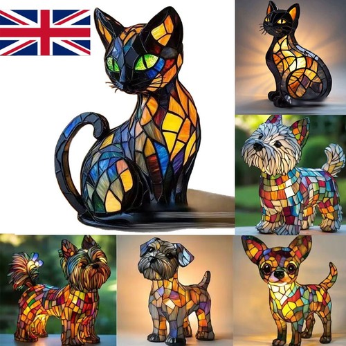Resin dog led - resin,