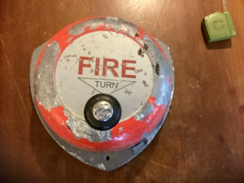 Vintage rotary fire alarm - fire,