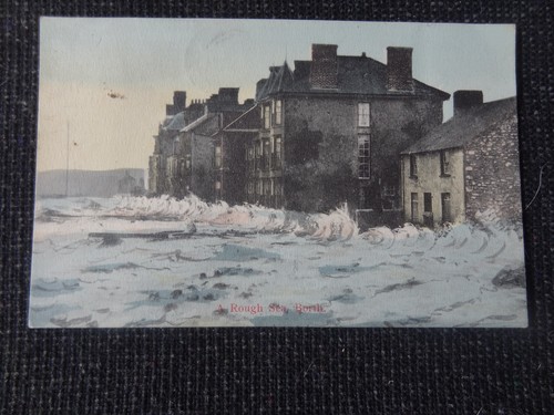Borth rough sea - rough,