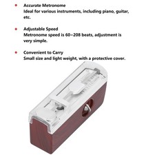 Portable Mini Mechanical Metronome For Guitar Piano Violin