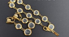 Ciro Vintage Bracelet And Clip On Earrings