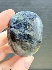 Crystal Iolite Palm Stone Heal