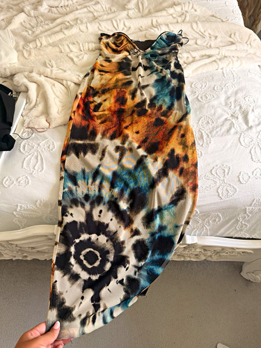 Zara multicoloured tie dye - tie,