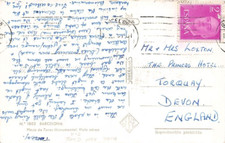 FAMILY HISTORY - POSTCARD - LOXTON - TORQUAY THE PRINCES HOTEL DEVON