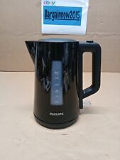 Philips Series 3000 Black Kettle, Spring Lid, Fast Boiling, 1850 W, 1.7 litre.