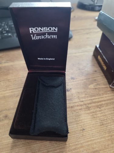 Ronson varachem black lighter - ronson,