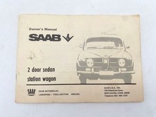 1968 Saab 96 V4 Owners Manual