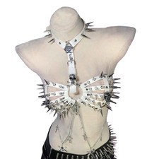 Goth Tops Spiked Emo Clothing