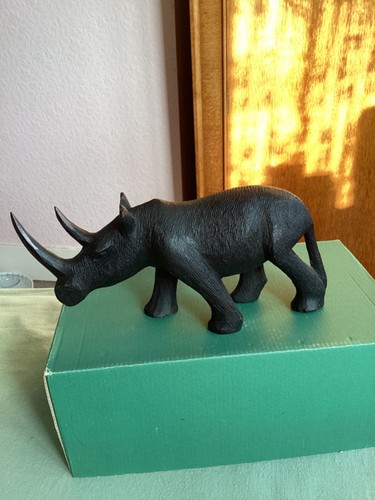Large black wooden carved - large,