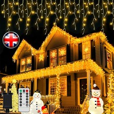 600 LED Icicle Lights 18M