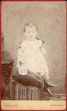 Young Child Sitting Stool Earl