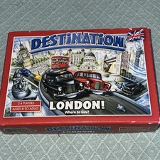TRAVEL Destination London Board Game Brand Travel Size COMPLETE 