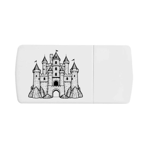 Medieval stone castle pill - castle',