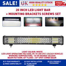 LED Work Light Bar Spot Flood