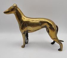 Antique Brass Greyhound Dog