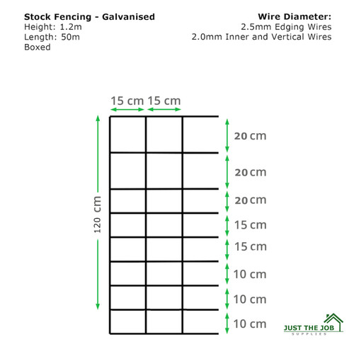 Galvanised field stock - field, /