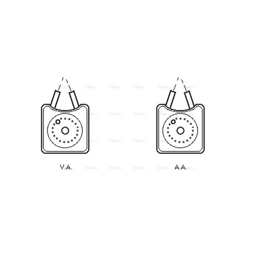 Oil cooler for california - cooler, vw