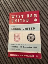 1968 WEST HAM UTD V LEEDS