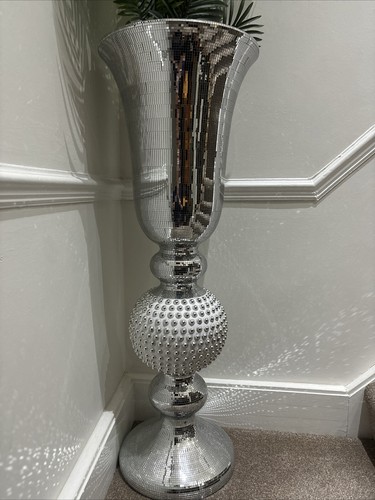 Silver mirrored mosaic - silver,