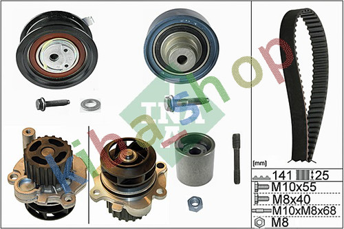 Timing set belt pulley - belt,