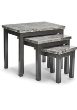 Marble effect high gloss nest