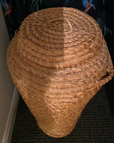 Vintage woven wicker boho ali - vintage,