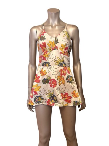 Vintage 1930s floral playsuit - 1930s,