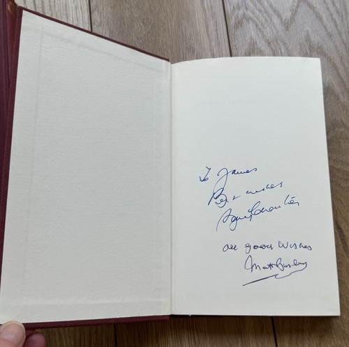 Rare dual signed - signed, bobby