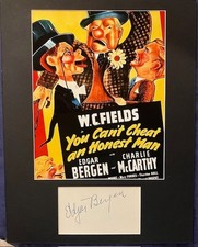 Rare Matted 11 x 14 Edgar