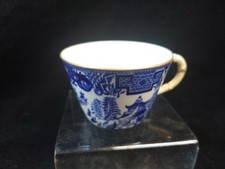 Royal Worcester Teacup Blue And White Bone China Circa 1905