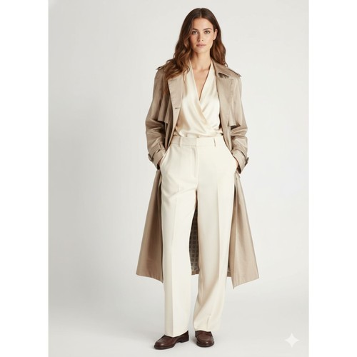 Sherwood tan belted trench - sherwood,