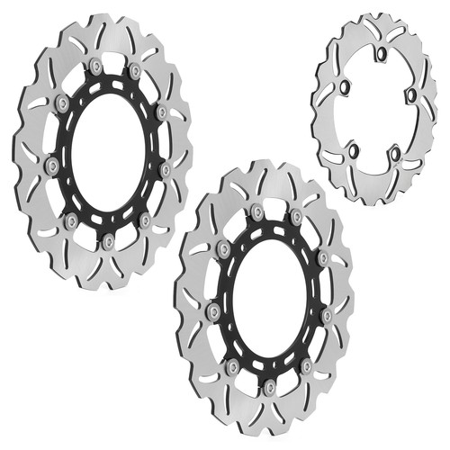 Pair front rear brake discs - front,