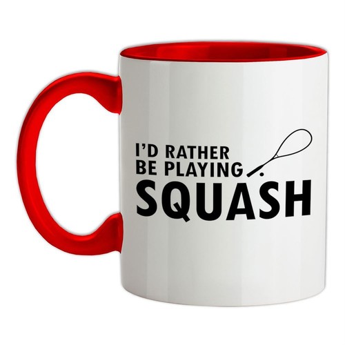Rather playing squash - playing,
