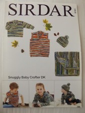 BN  SNUGGLY BABY CROFTER 5151  DK  KNITTING PATTERN  SIZES 0-7 YEARS